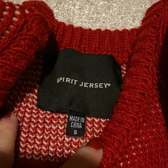 SPIRIT JERSEY NEW YORK STATE KNIT SWEATER UNISEX S - Picture 6 of 7